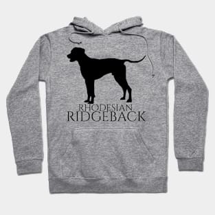 Rhodesian Ridgeback dog text black Hoodie